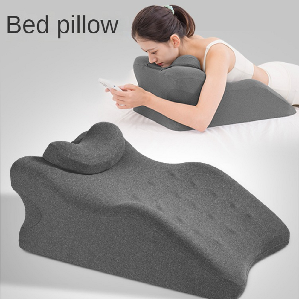 Ergonomic Prone Lying Cushion with Memory Foam Support