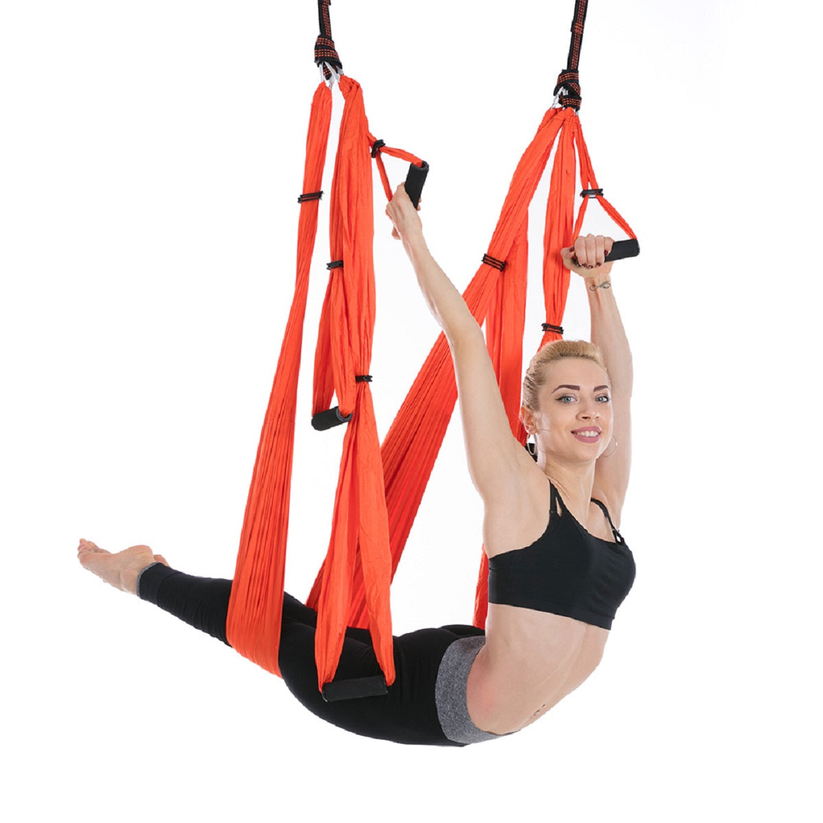 Aerial Yoga Swing Hammock Kit for Home Practice