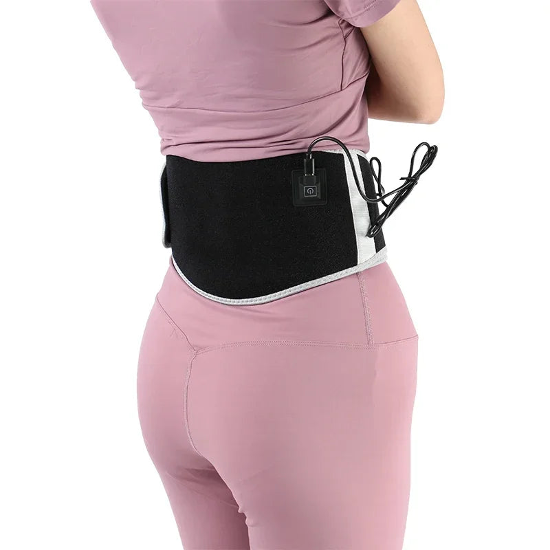 Cordless Heated Waist Wrap with Gentle Vibration