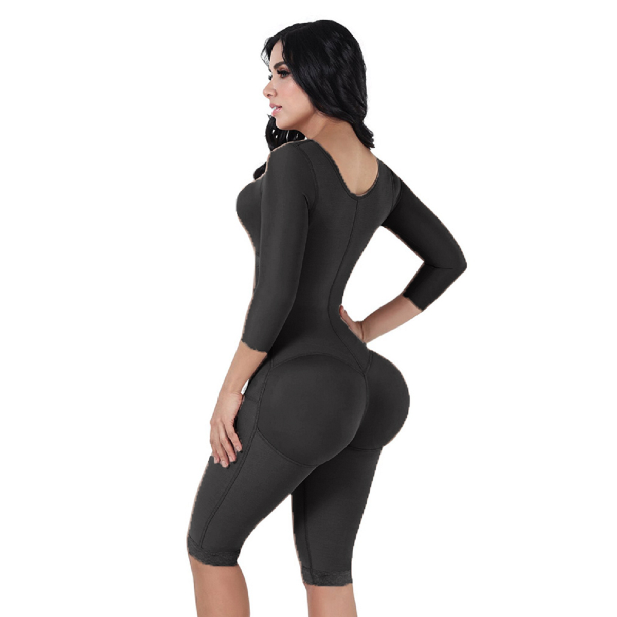 Long Sleeve Tummy Control Shaping Bodysuit