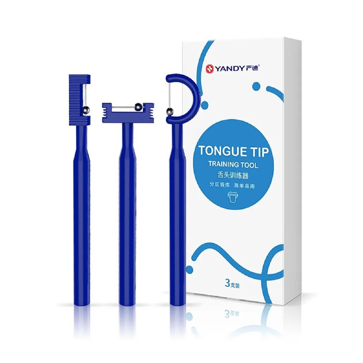 3-Piece Kids' Tongue Tip Exercise Set for Practice