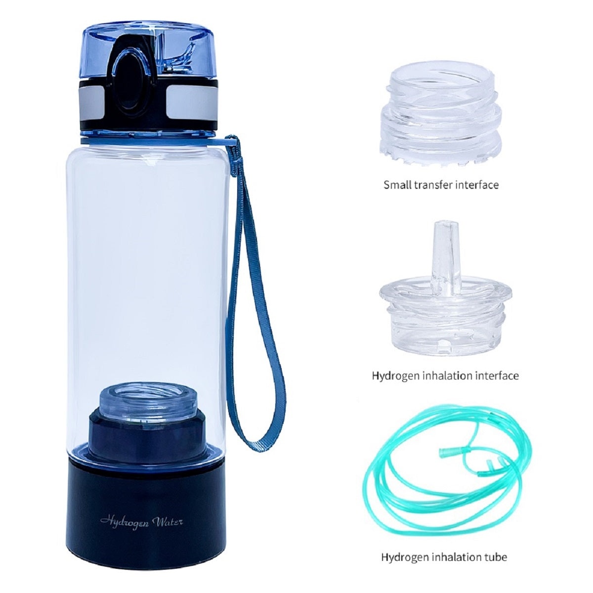 Portable Rechargeable Hydrogen Water Bottle, 380ml