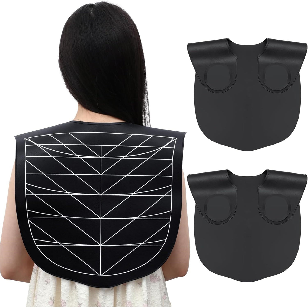 Waterproof Silicone Haircut Collar Salon Cutting Cape