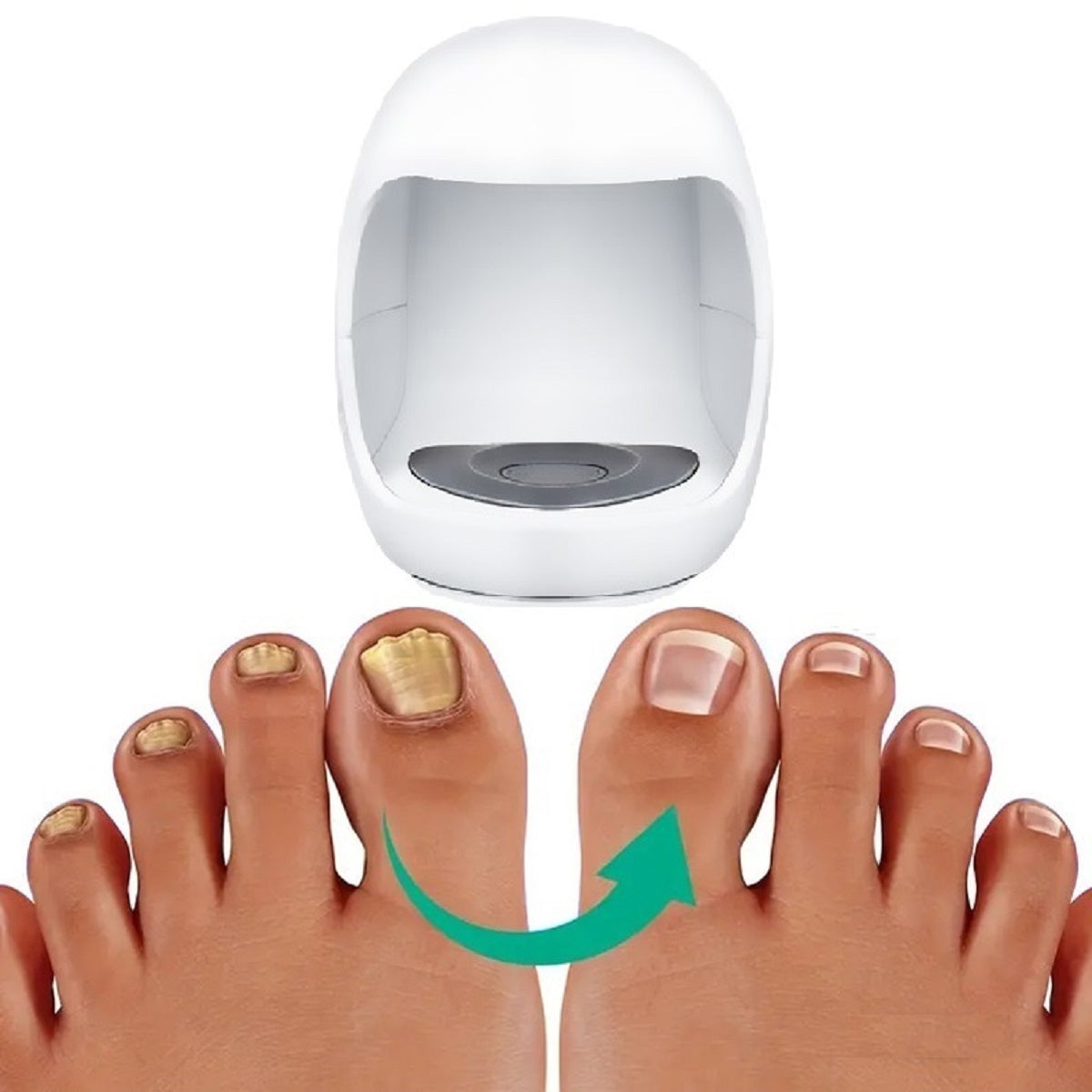 LED Nail Care Device for At-Home Nail Grooming