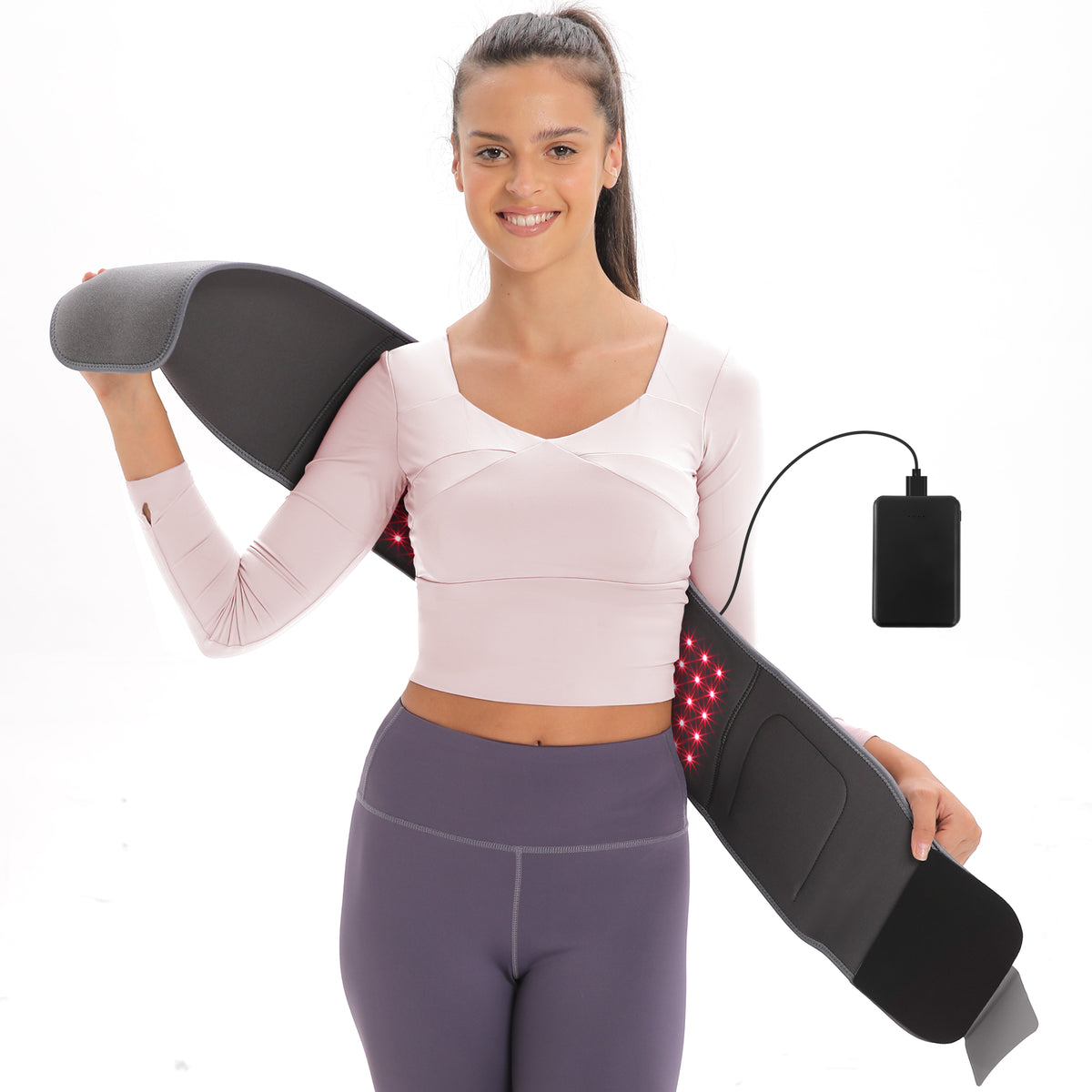 LED Light Waist Wrap with Adjustable Warmth