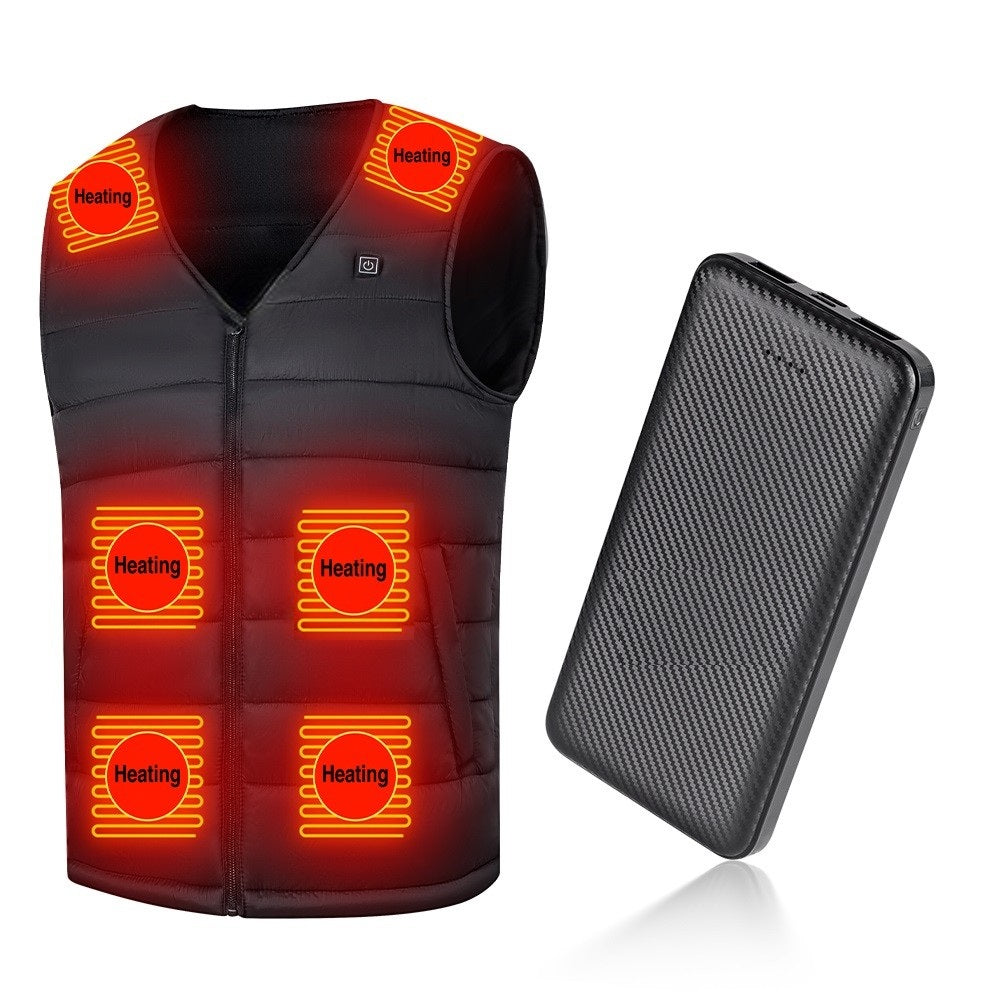 Heated Vest with 16 Warming Zones and Power Bank