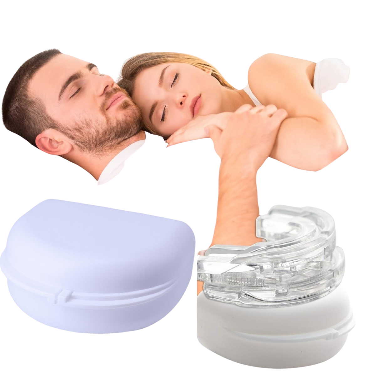 Adjustable Silicone Mouth Guard with Travel Case