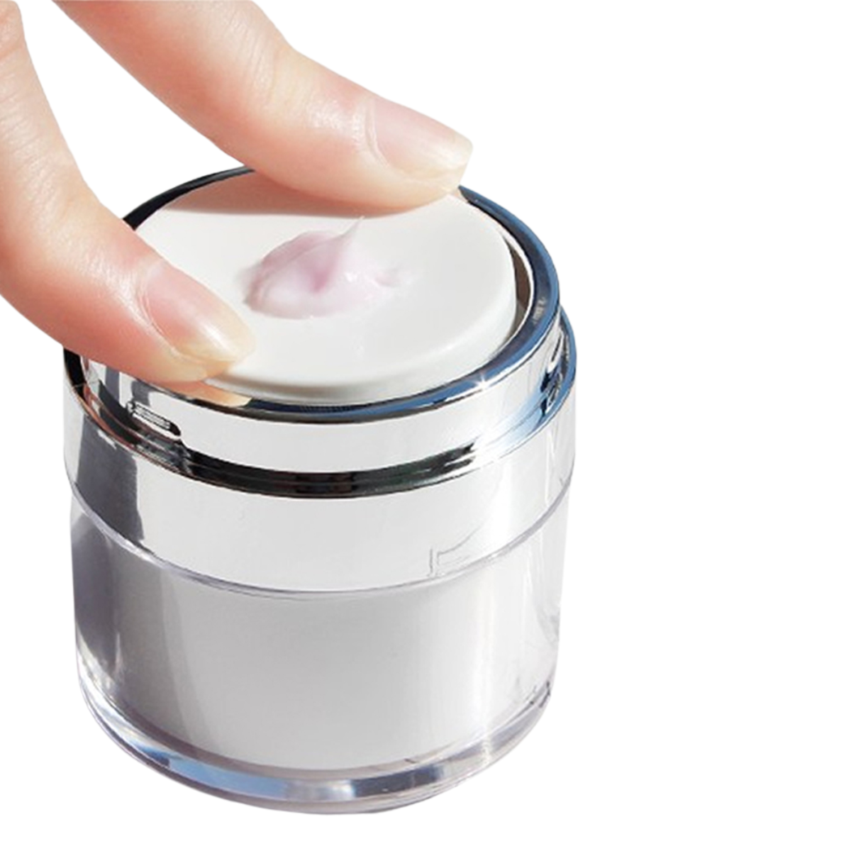 Refillable Vacuum Cream Jar for Creams and Lotions