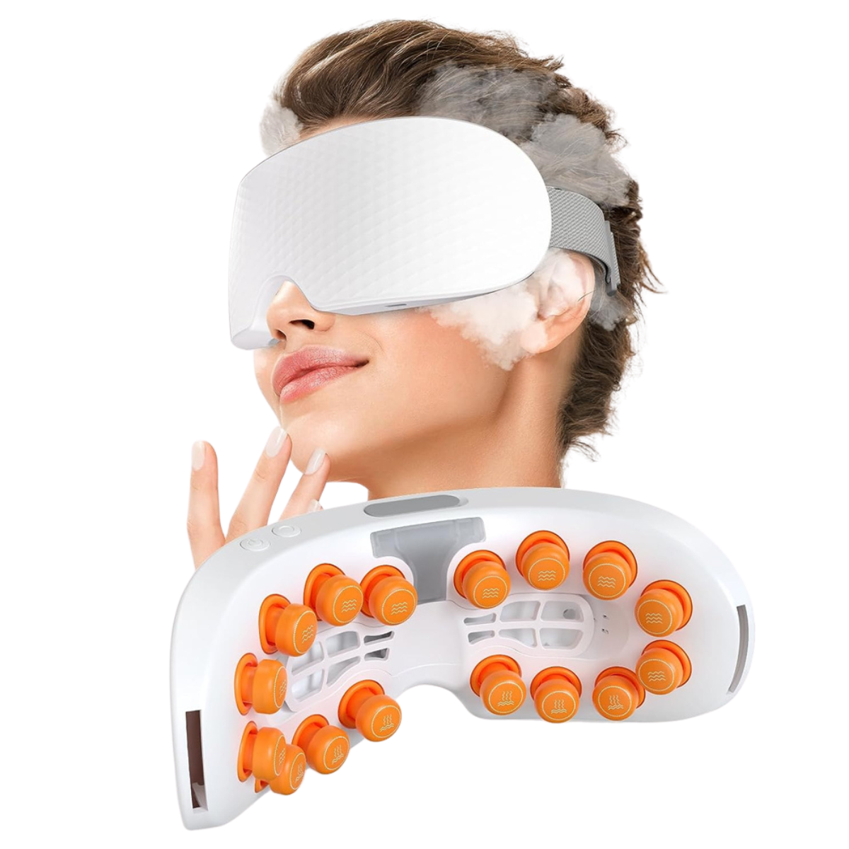 Cordless Heated Steam Eye Massager with Vibration