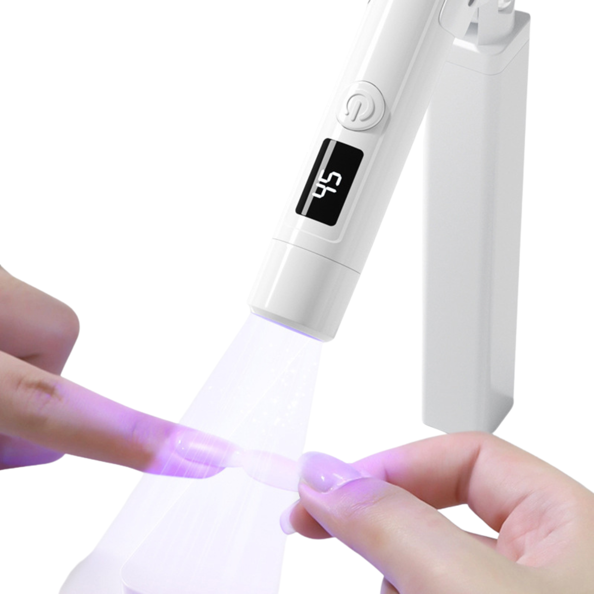 Portable UV Nail Lamp with Foldable Stand