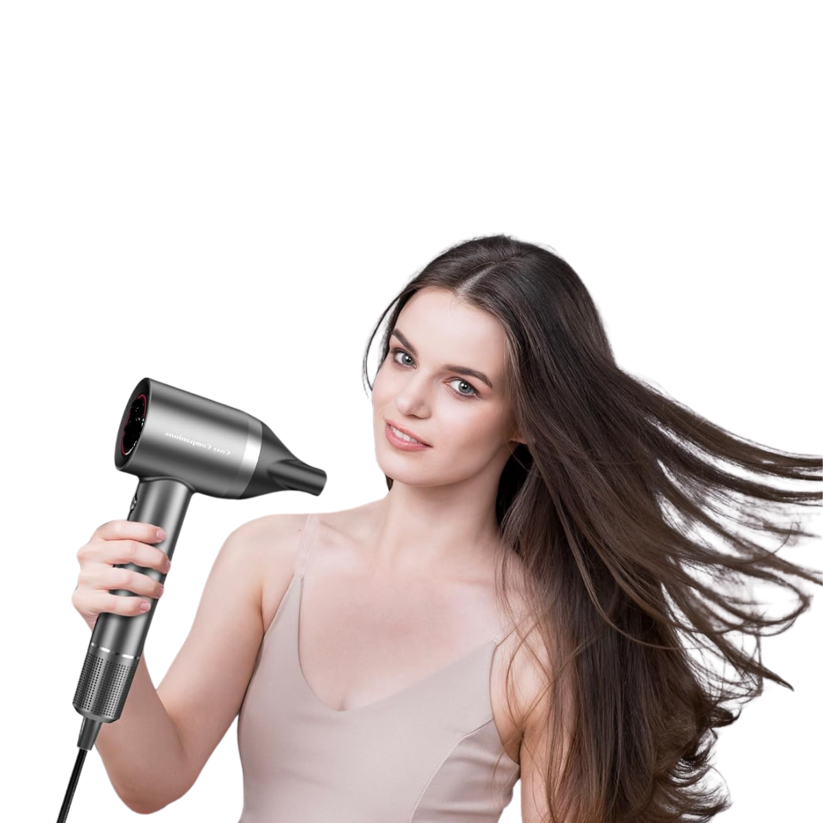 High-Speed Ionic Hair Dryer with Digital Display
