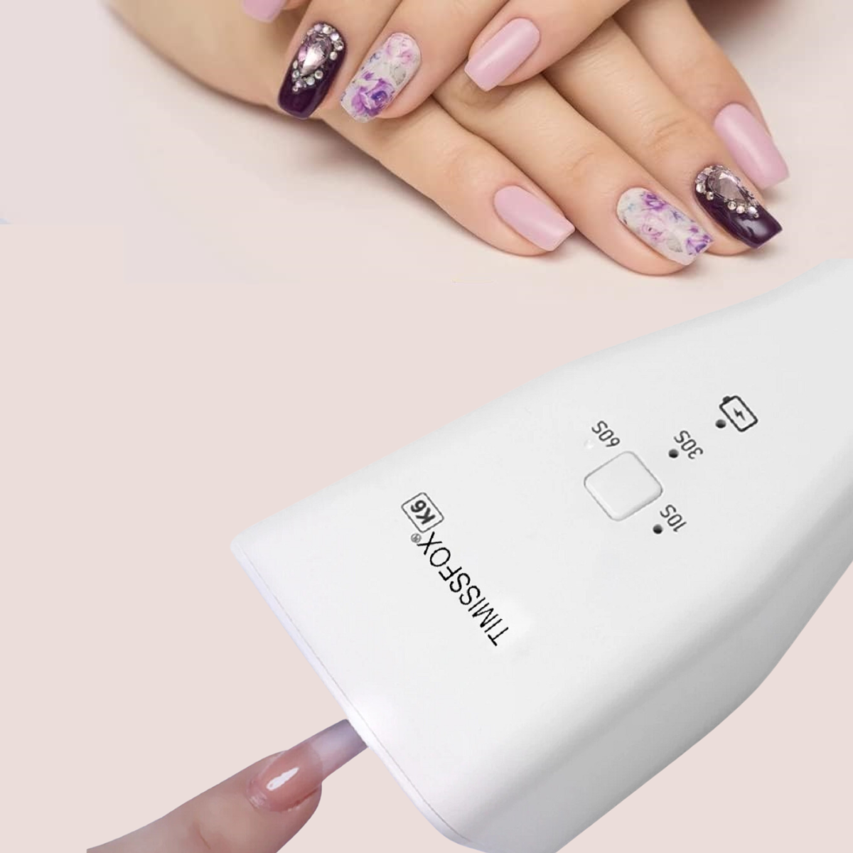 Handheld Mini LED Nail Lamp for Gel Polish