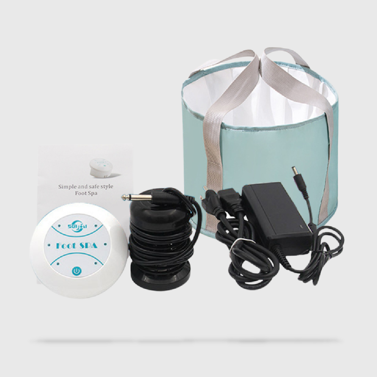 Ionic Foot Bath Machine with Folding Basin