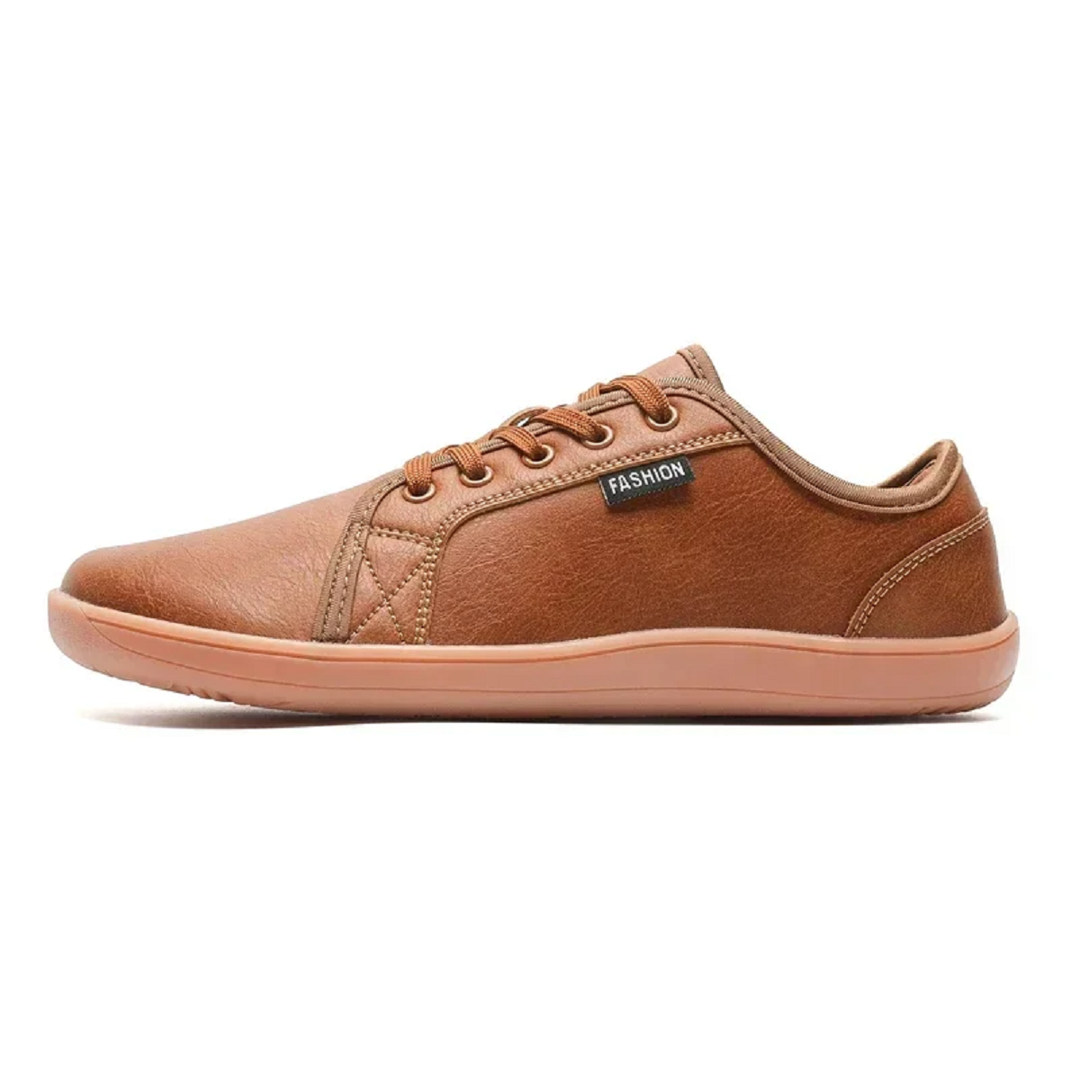 Wide Toe Barefoot Casual Leather Sneakers for Men and Women