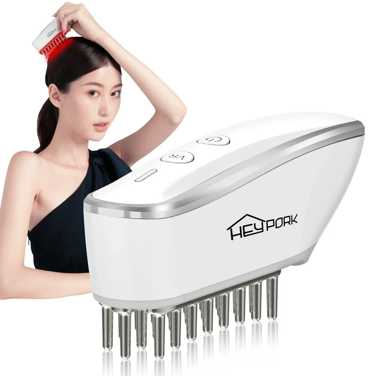 Electric Scalp Massage Comb with Vibrating Modes