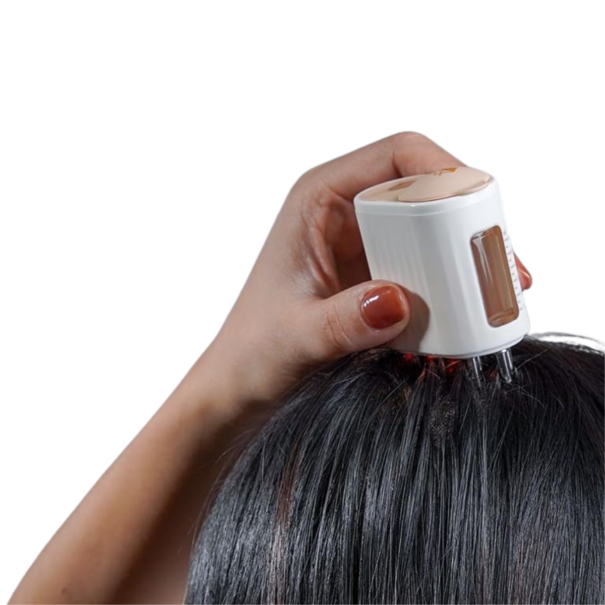 Electric Scalp Massage Comb with Oil Applicator