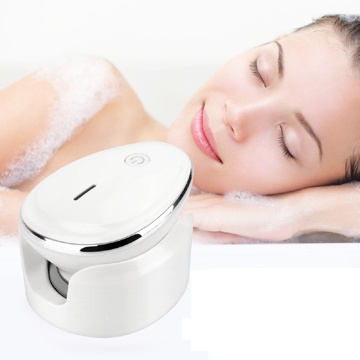 2-in-1 Heated Facial Cleansing Brush with Sonic Vibration