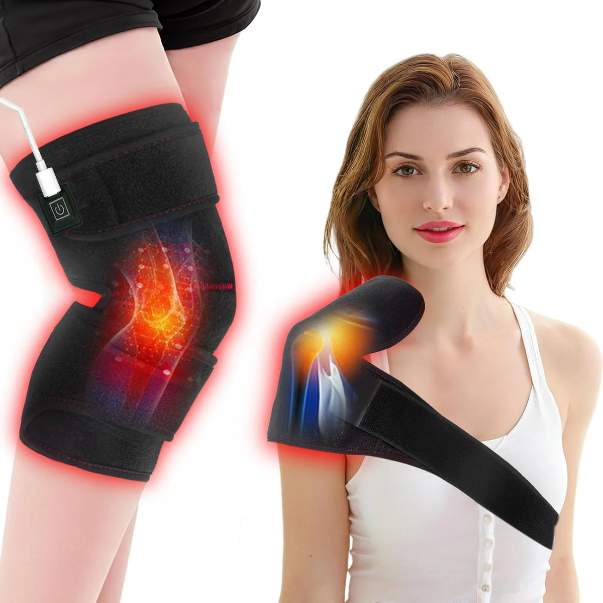 LED Light Wrap Pad for Knee and Shoulder Comfort