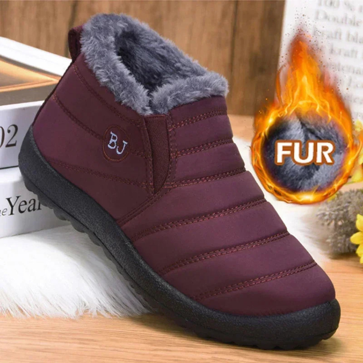 Unisex Waterproof Warm Winter Ankle Boots