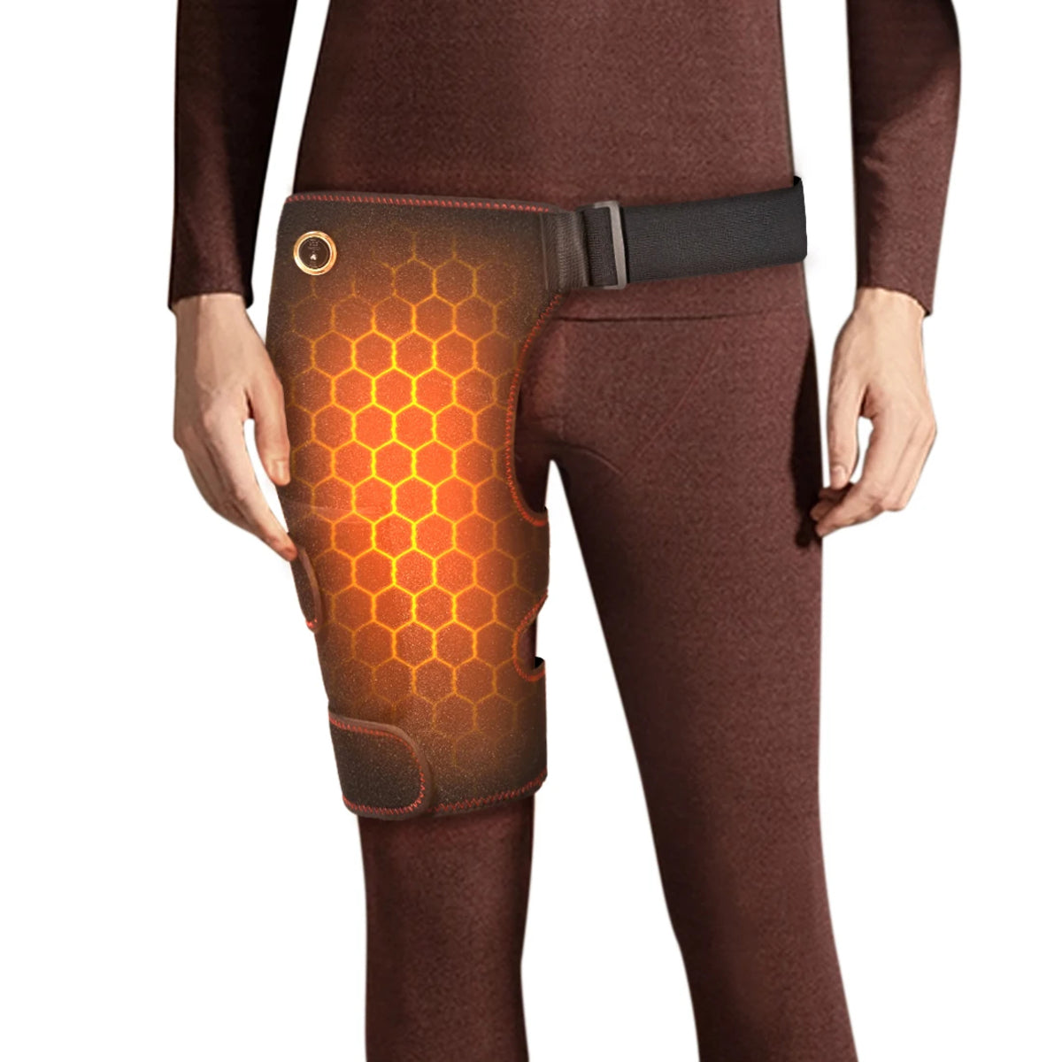 Heated Hip Support Wrap with Vibration