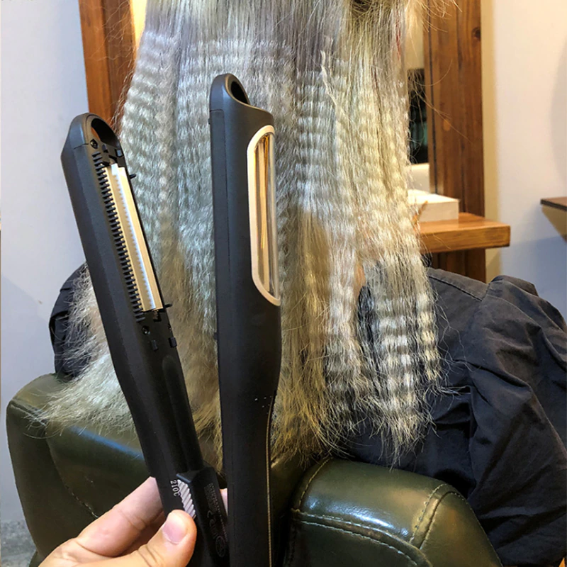 Automatic Corrugation Flat Iron Hair Waver Crimper Curlers