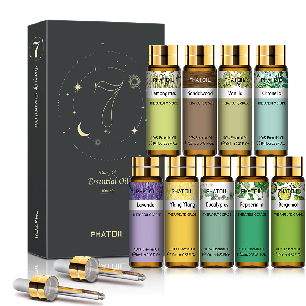 9-Piece Pure Essential Oils Fragrance Gift Set