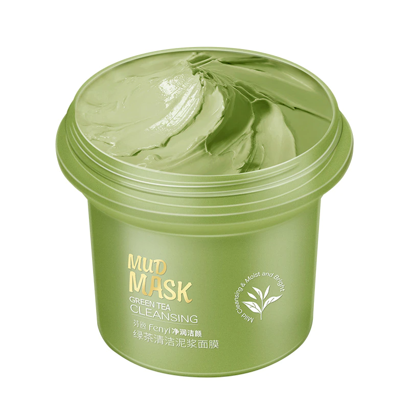 Green Tea Deep Cleansing Clay Face Mask for Radiant Skin