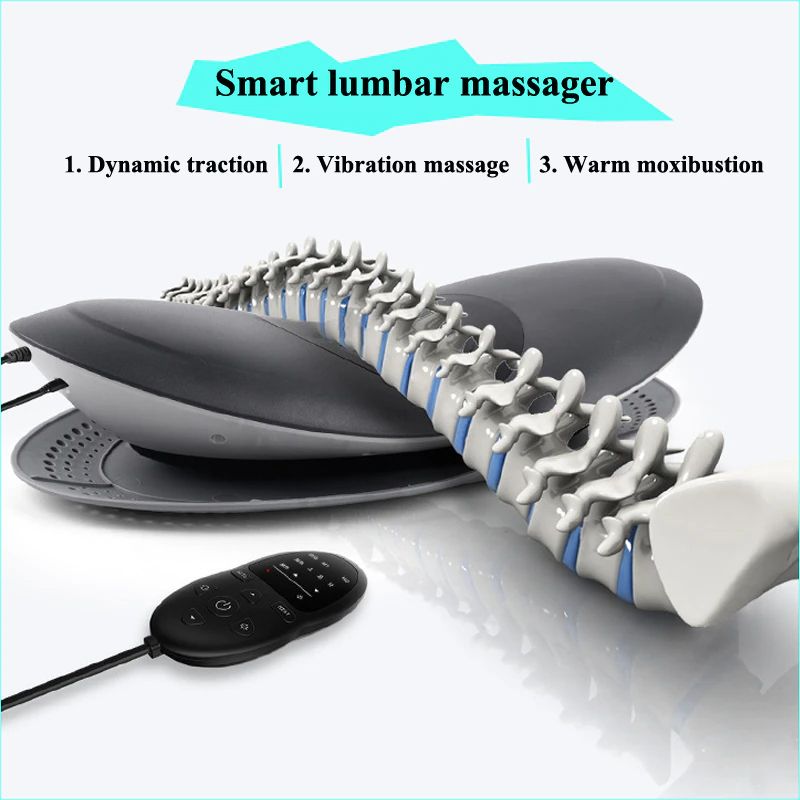 Adjustable Lumbar Support Cushion with Warmth Settings