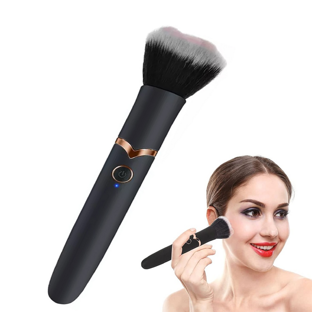 Electric Rotating Makeup Brush for Foundation and Powder