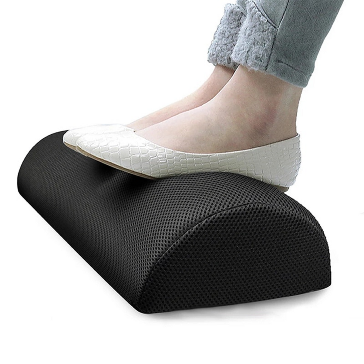 Ergonomic Under-Desk Foot Rest with Non-Slip Base