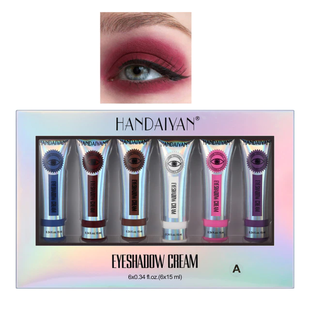6 Colors brighten eyeshadow cream eyes