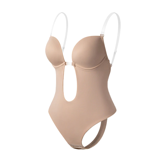 Bodysuit Shapewear Deep V-Neck Body Shaper