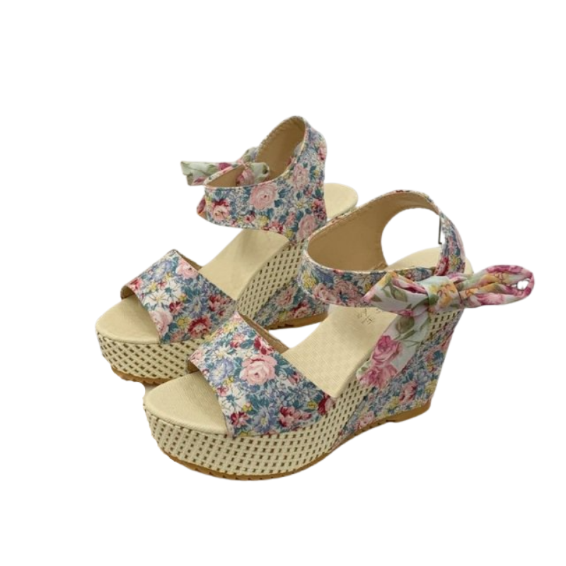 Women’s wedge platform high heel sandals