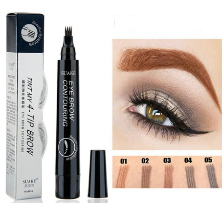 Waterproof Fork Tip Eyebrow Pen