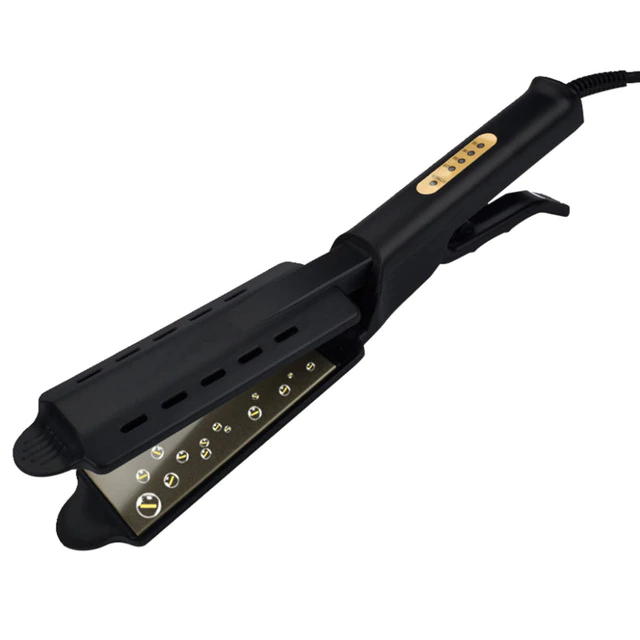 Ceramic tourmaline ionic flat iron hair straightener