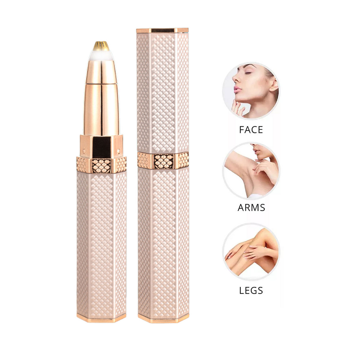 4-in-1 Electric Facial Hair Shaver and Epilator for Women
