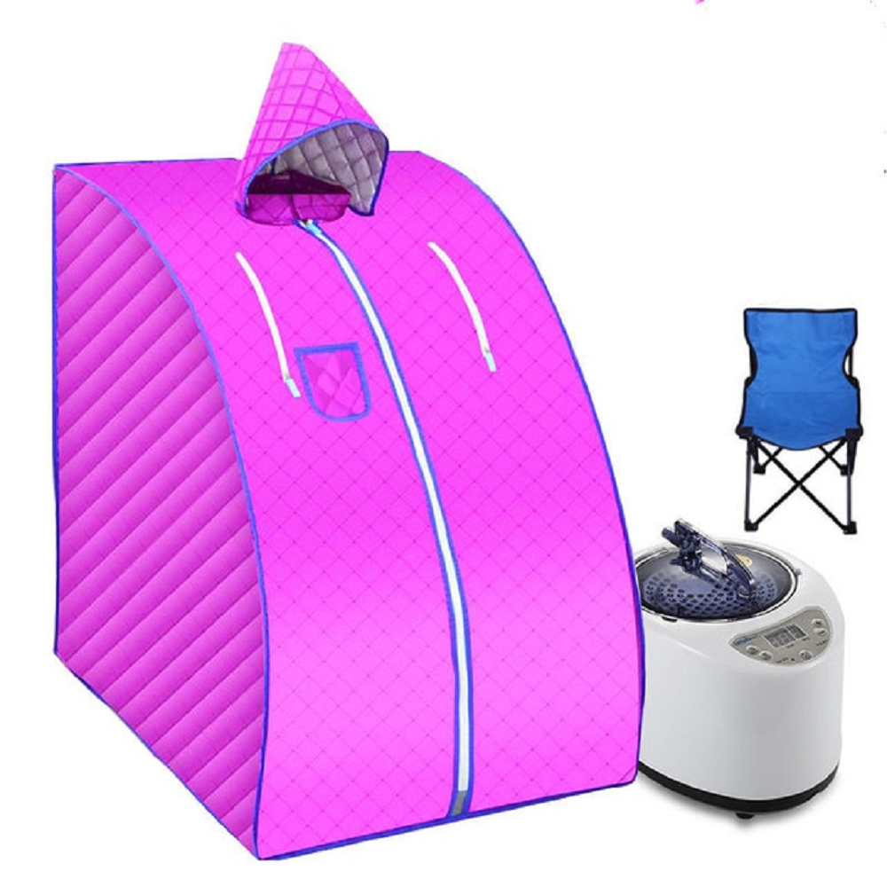 Portable Steam Sauna Tent for Home Spa with Chair