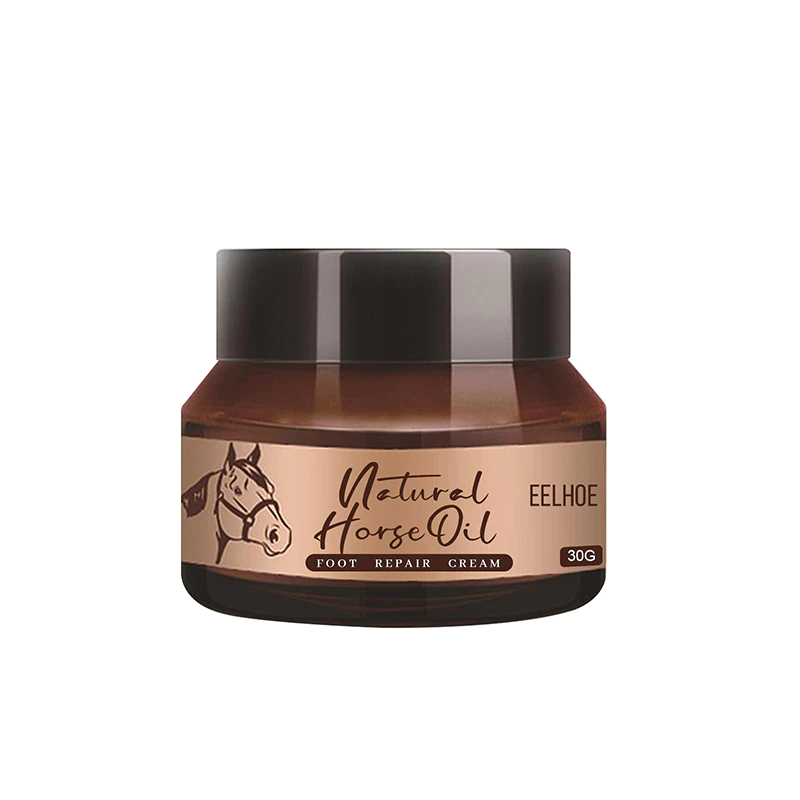 Horse Oil Foot Cream for Dry, Cracked Heels