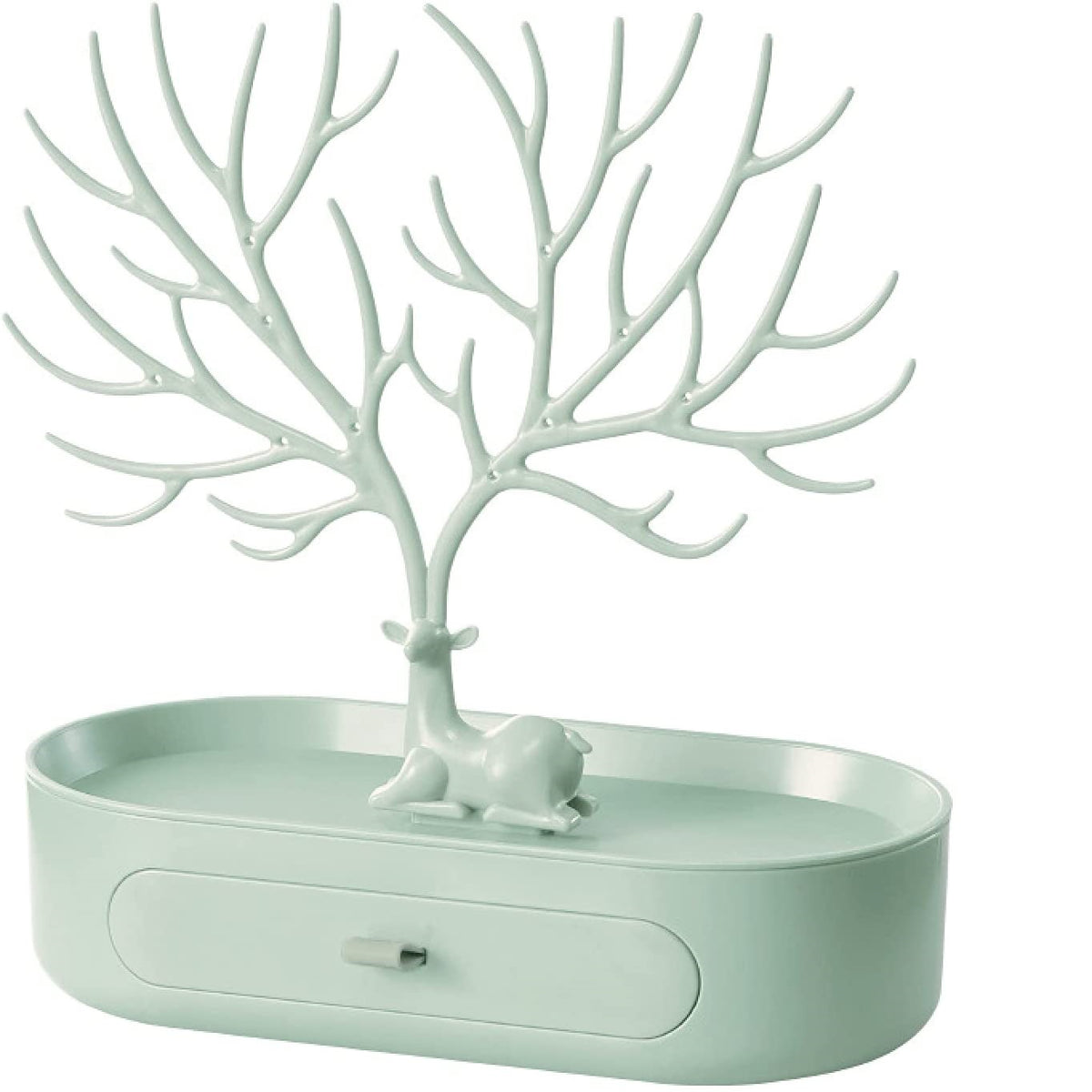 Tree Jewellery Organiser Stand with Storage Drawer