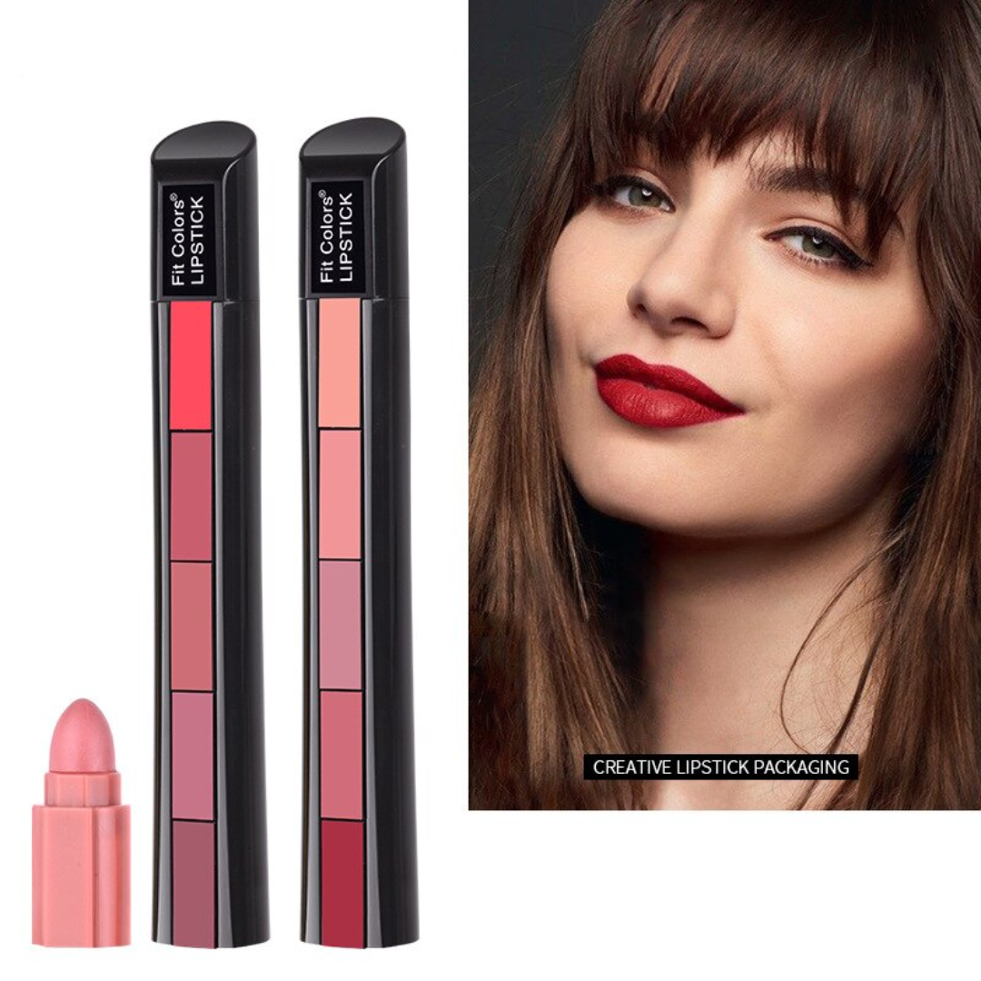 5 in 1 velvet matte compact lipstick