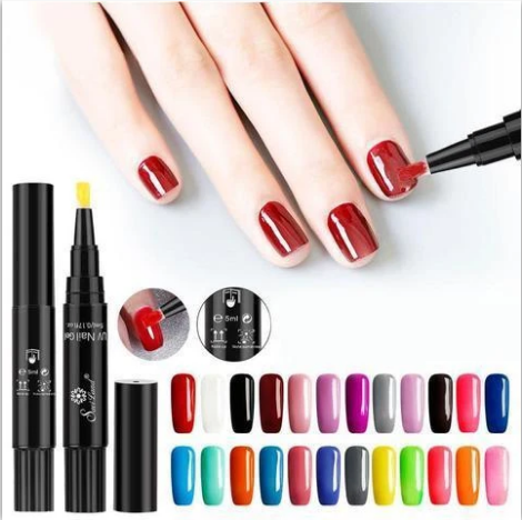 3-in-1 Gel Nail Polish Pen for Easy At-Home Manicures