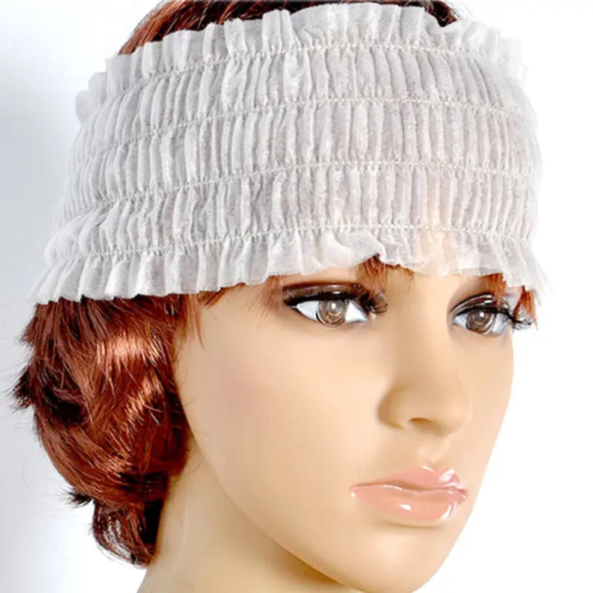 Disposable Elastic Mesh Shower Caps, Non-Woven Bath Hats