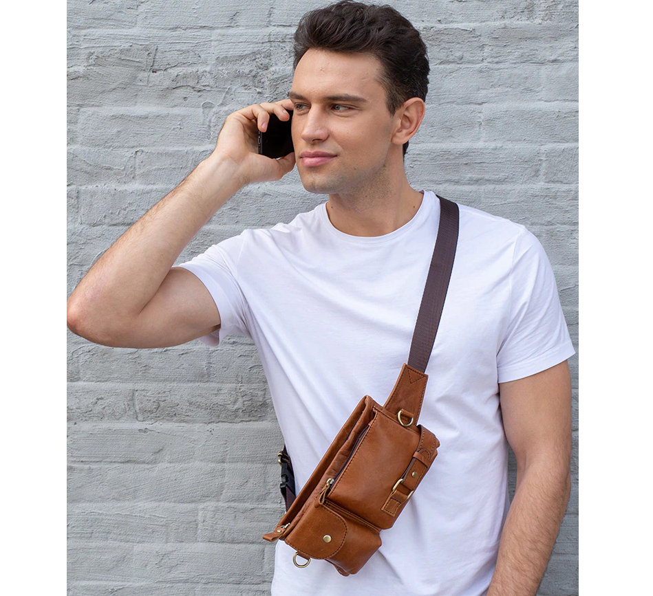 Genuine Leather Waist Packs