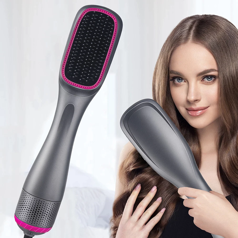 3-in-1 One-Step Hair Dryer Brush and Straightener