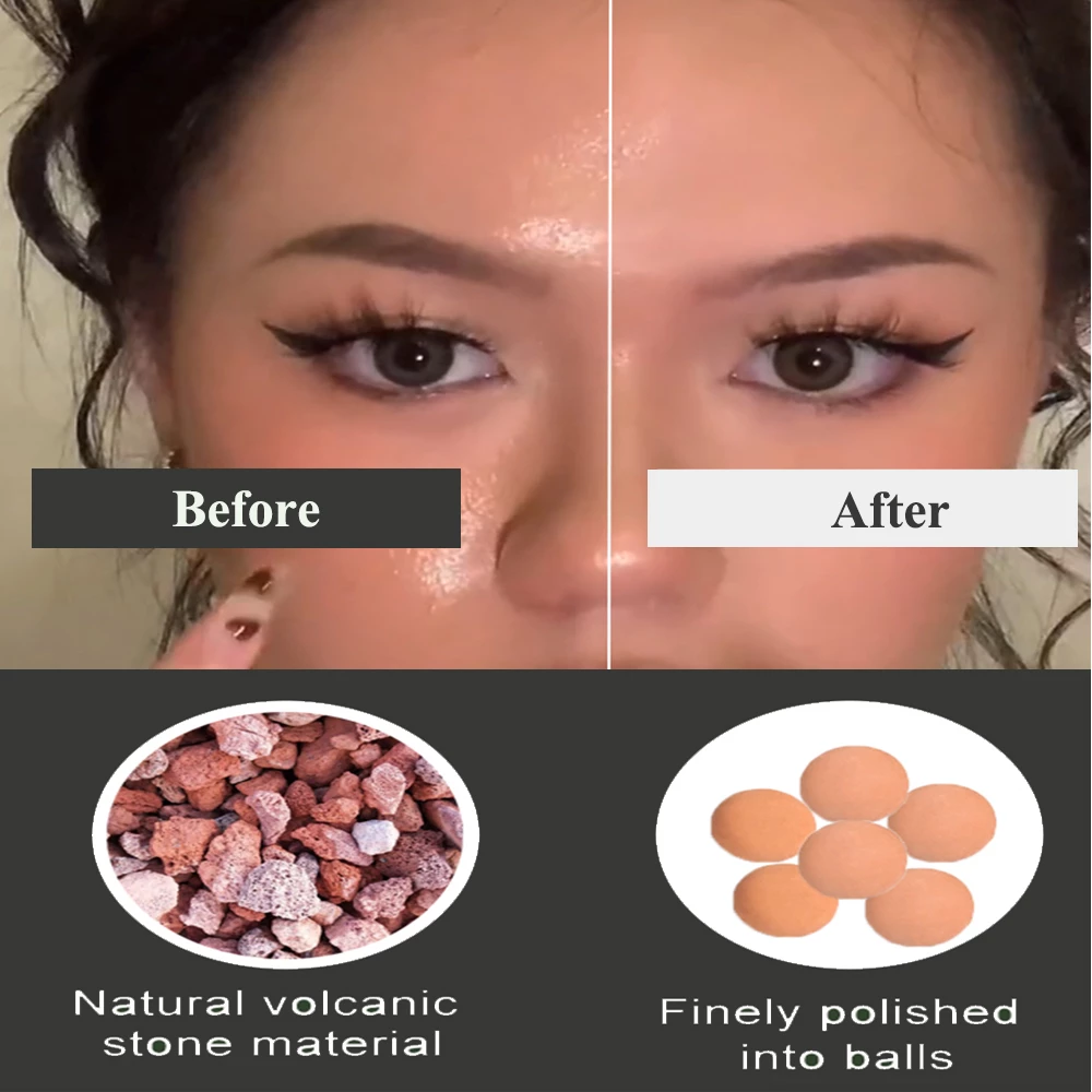 Face Oil Absorbing Roller Volcanic Stone
