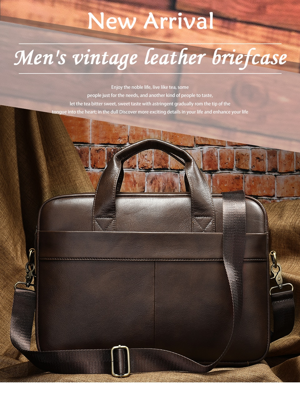 Genuine Leather Business Bag