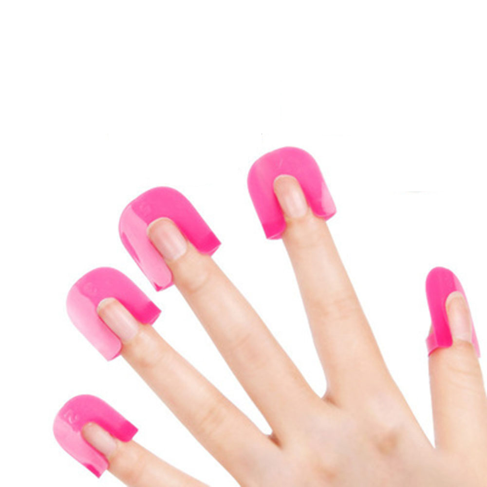 Reusable Nail Painting Guards and French Tip Strips Set