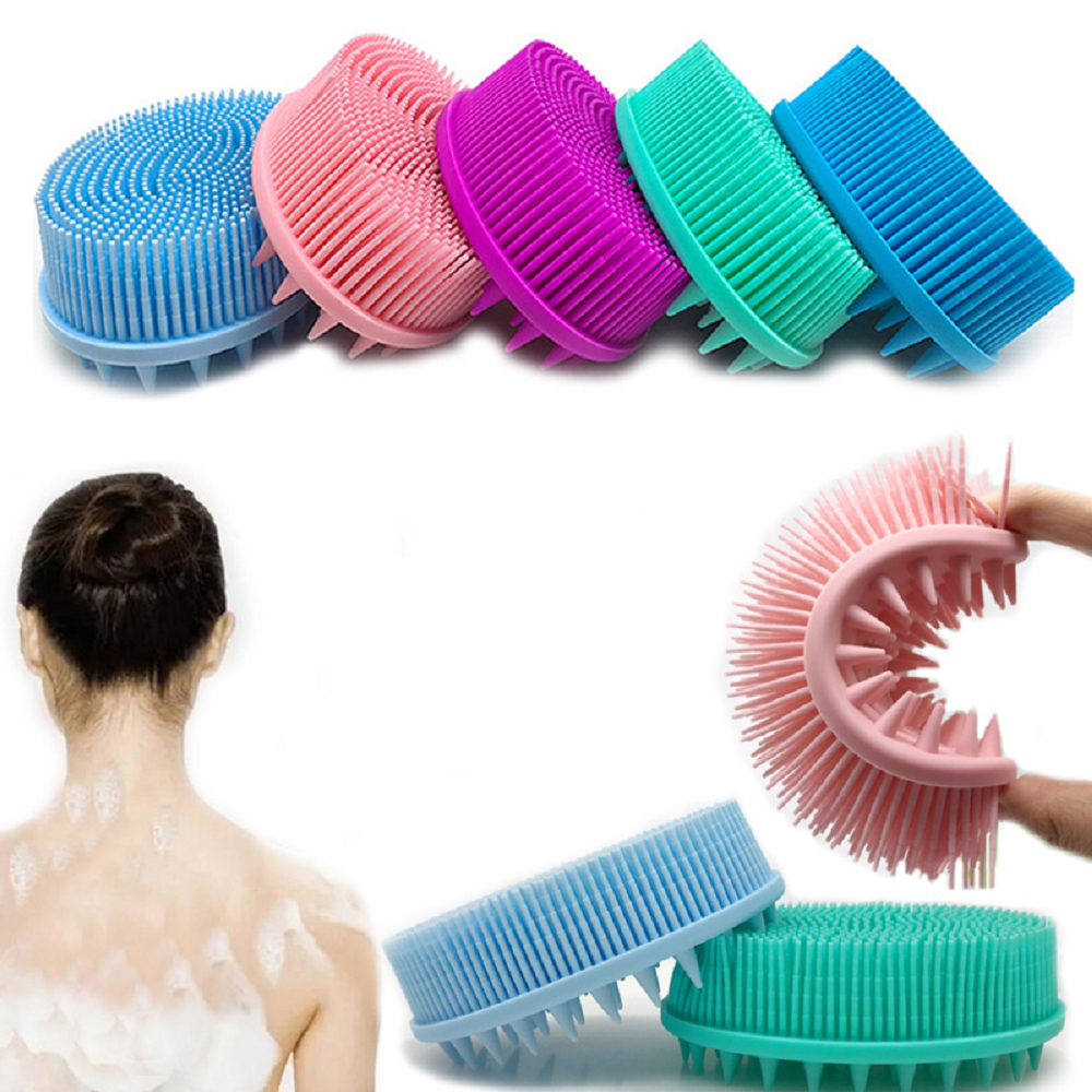 Soft Silicone Body and Face Exfoliating Bath Brush