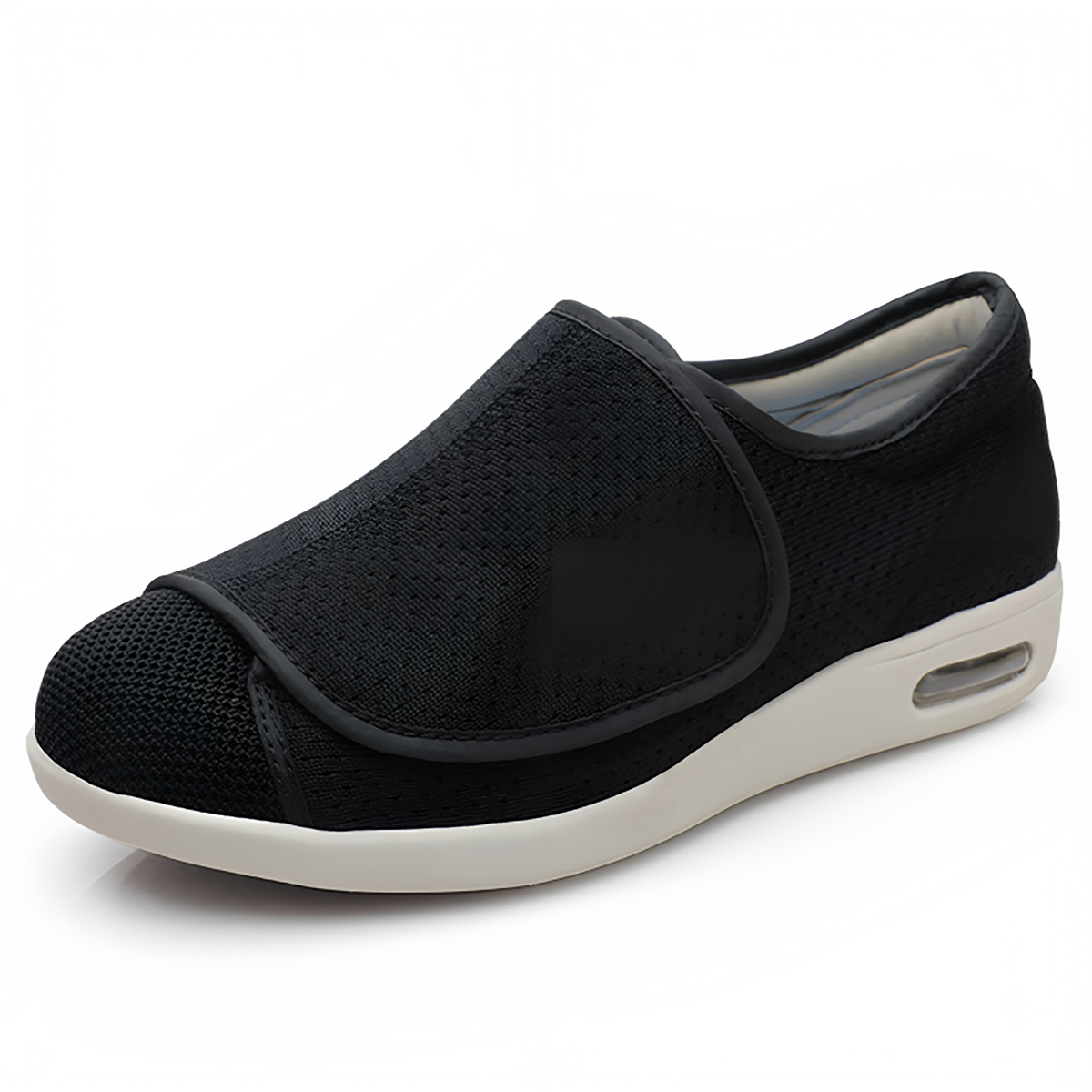 Women's Wide Width Diabetic Bunions Swollen Feet shoes, black color