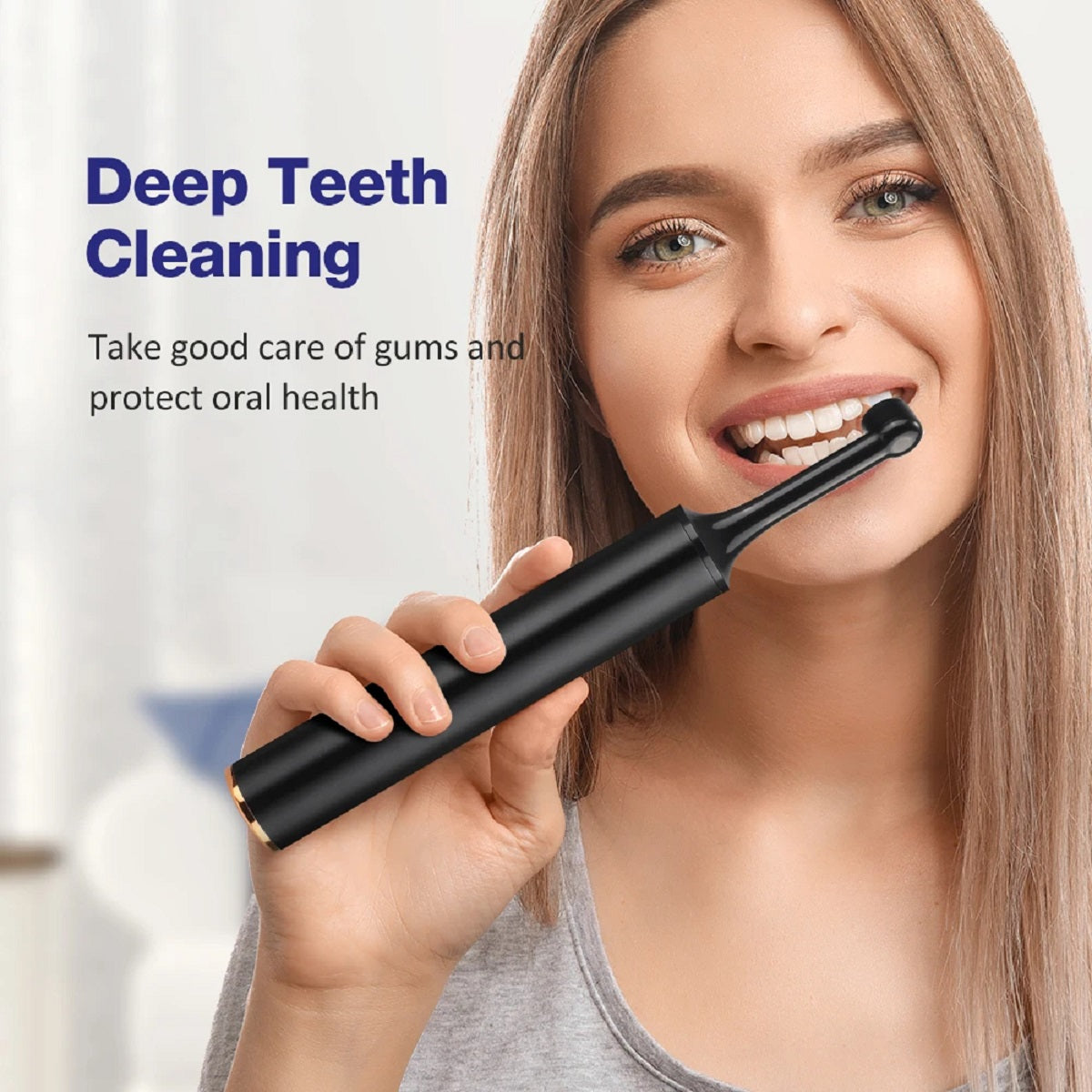 Electric Tooth Polisher with 5 Replaceable Heads
